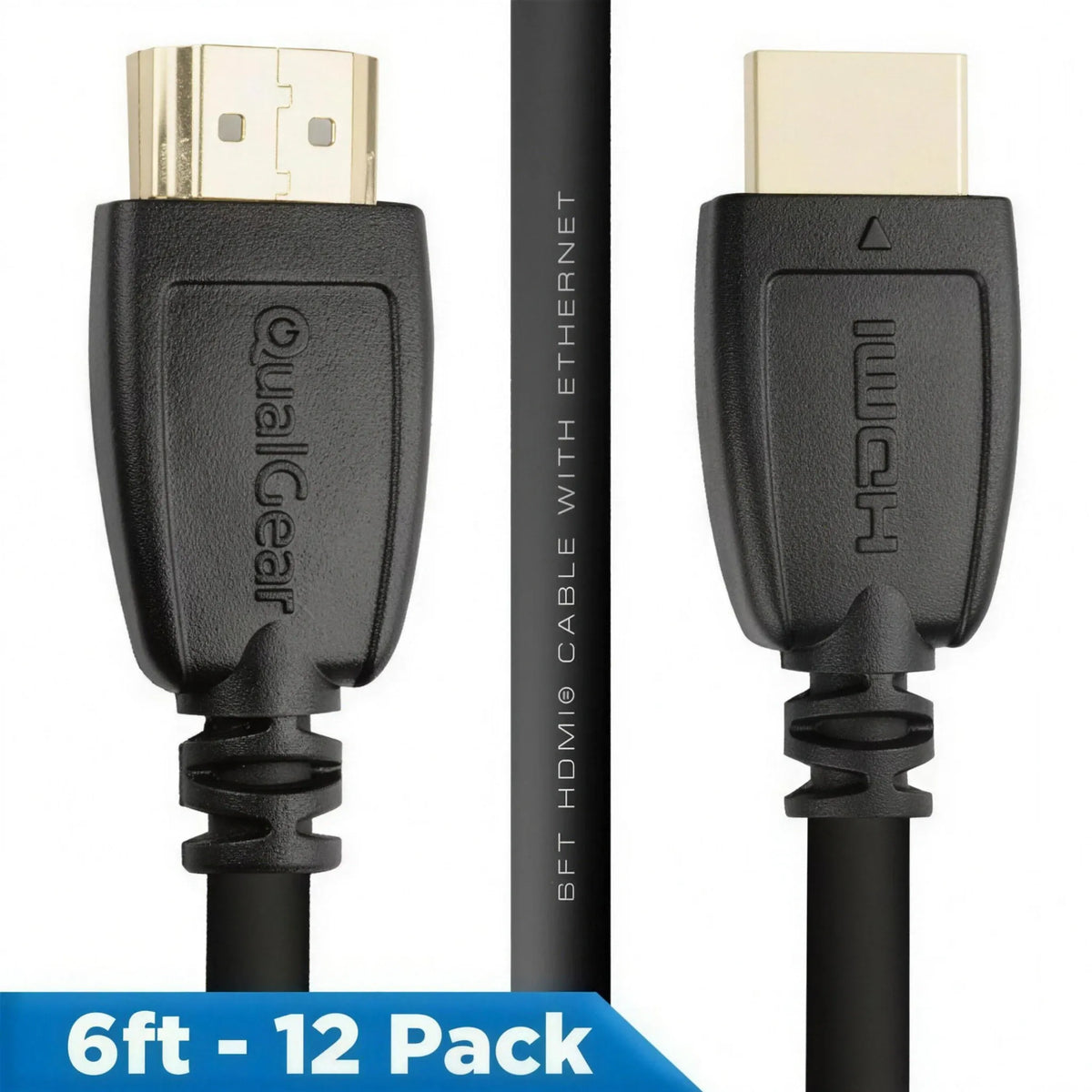 QualGear High Speed HDMI 2.0 Cable with Ethernet, 4K 18 Gbps, 100% OFC, QG-CBL-HD20 - 🆕 New Arrivals, All Products, 🖥️ Electronics, 🖥️ Electronics Accessories - Little Red General Store