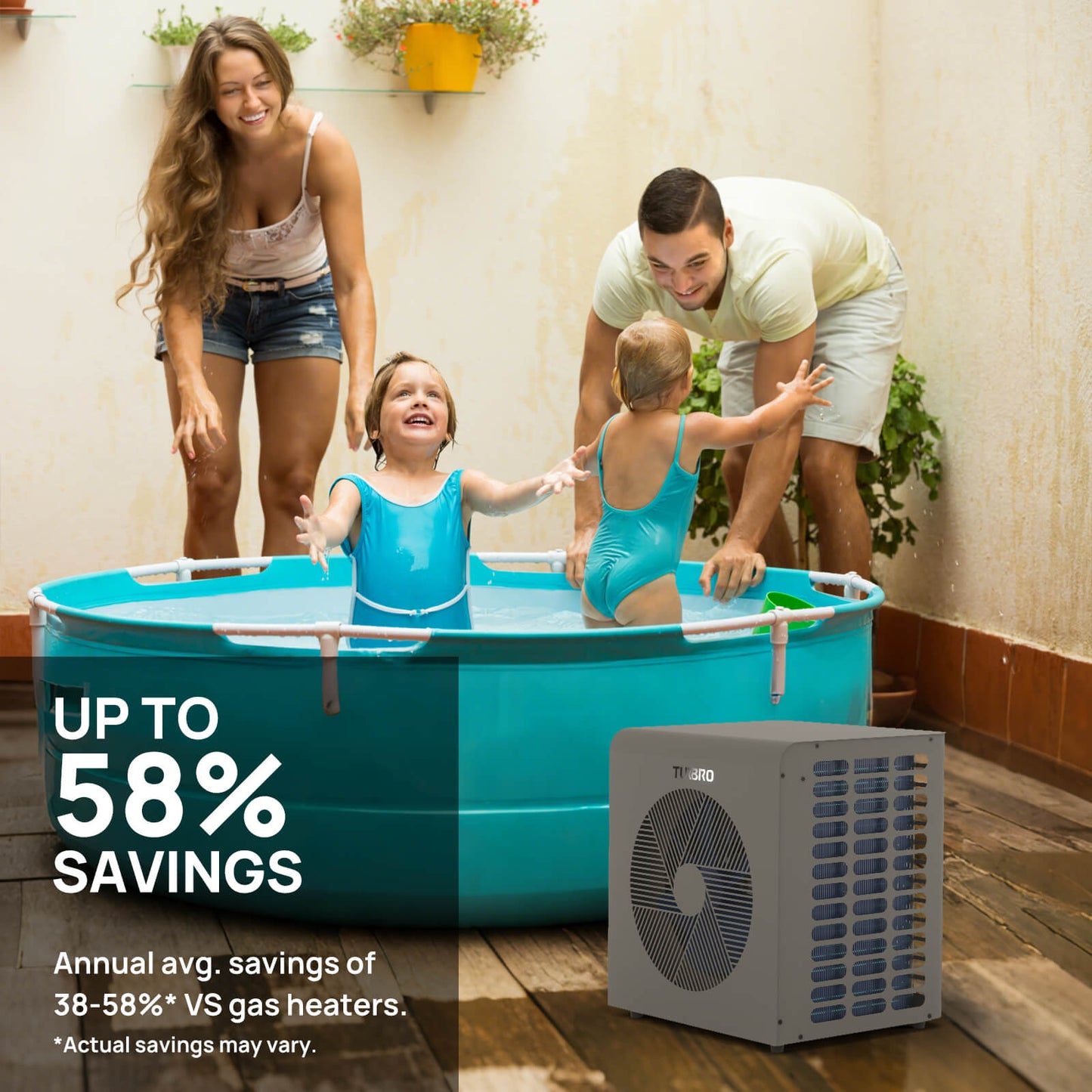 Beluga Inverter Pool Heat Pump - European version