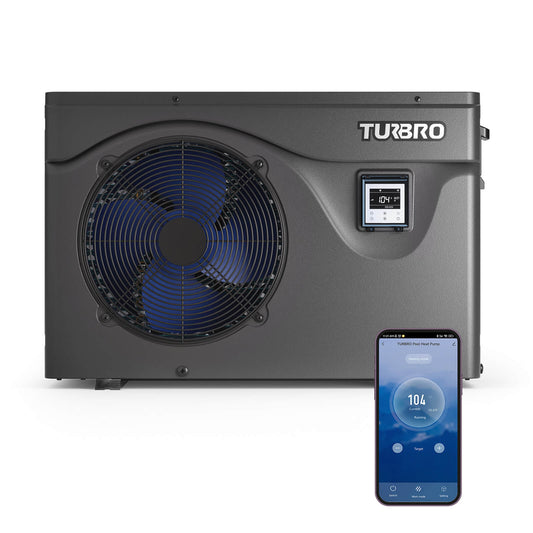 Beluga Inverter Swimming Pool Heat Pump, 50K/75K BTU