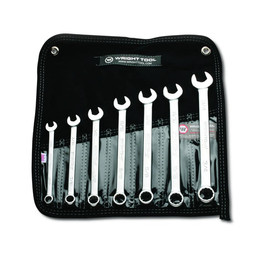 Wright Tool WRIGHTGRIP® 2.0 12 Point Combination Wrench Set 7 Piece SAE 707