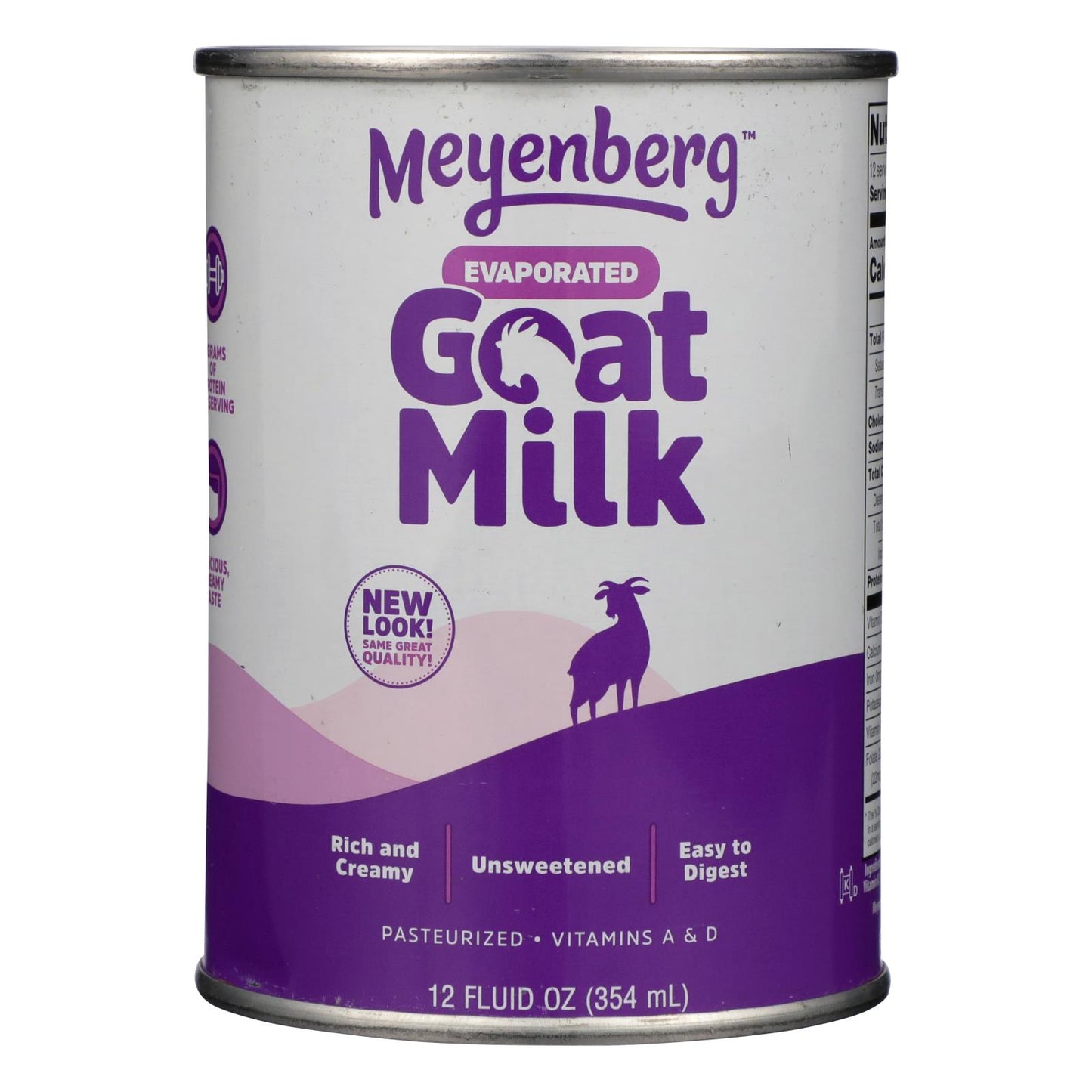 Meyenberg Evaporated Goat Milk - Case Of 12 - 12 Fl Oz.