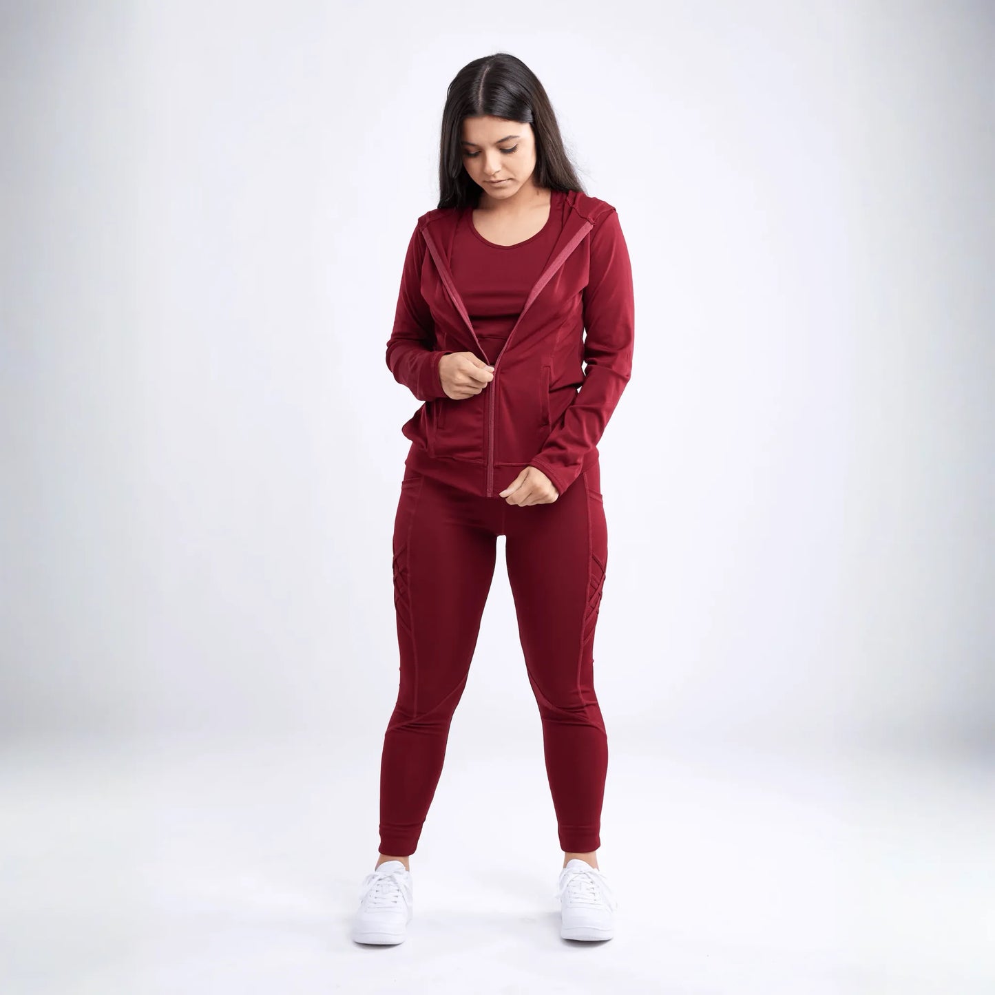 JupiterGear Athletic Fitted Zip-Up Hoodie Jacket with Pockets