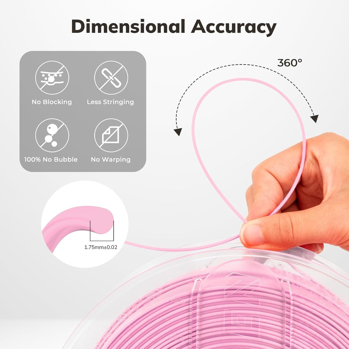PLA+ High Speed 1.75mm, 1KG/2.2LB