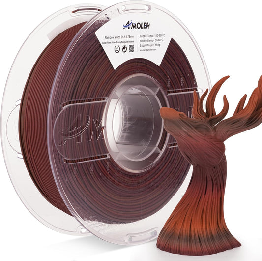 PLA Wood 1.75mm, 1KG/2.2LB