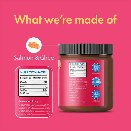 Salmon and Ghee Meat Spread | NEW 12oz Jar