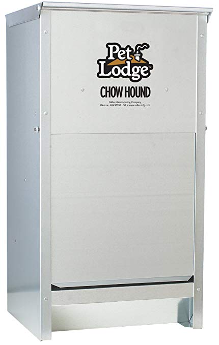 CHOW HOUND PET FEEDER & STORAGE BIN - 50 LBS
