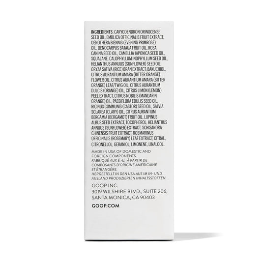 goop Beauty Nutrient Face Oil | Anti Aging Moisturizer for Smooth Skin Texture & Wrinkles | Bakuchiol, Cacay, & Organic Amla | 1 fl oz