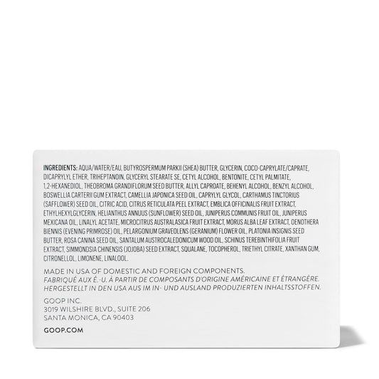 goop Beauty Body Butter | Lotion for Dry Skin | Nourishing Butters & Botanical Extracts | Hydrating & Firming Cream | 6.1 fl oz