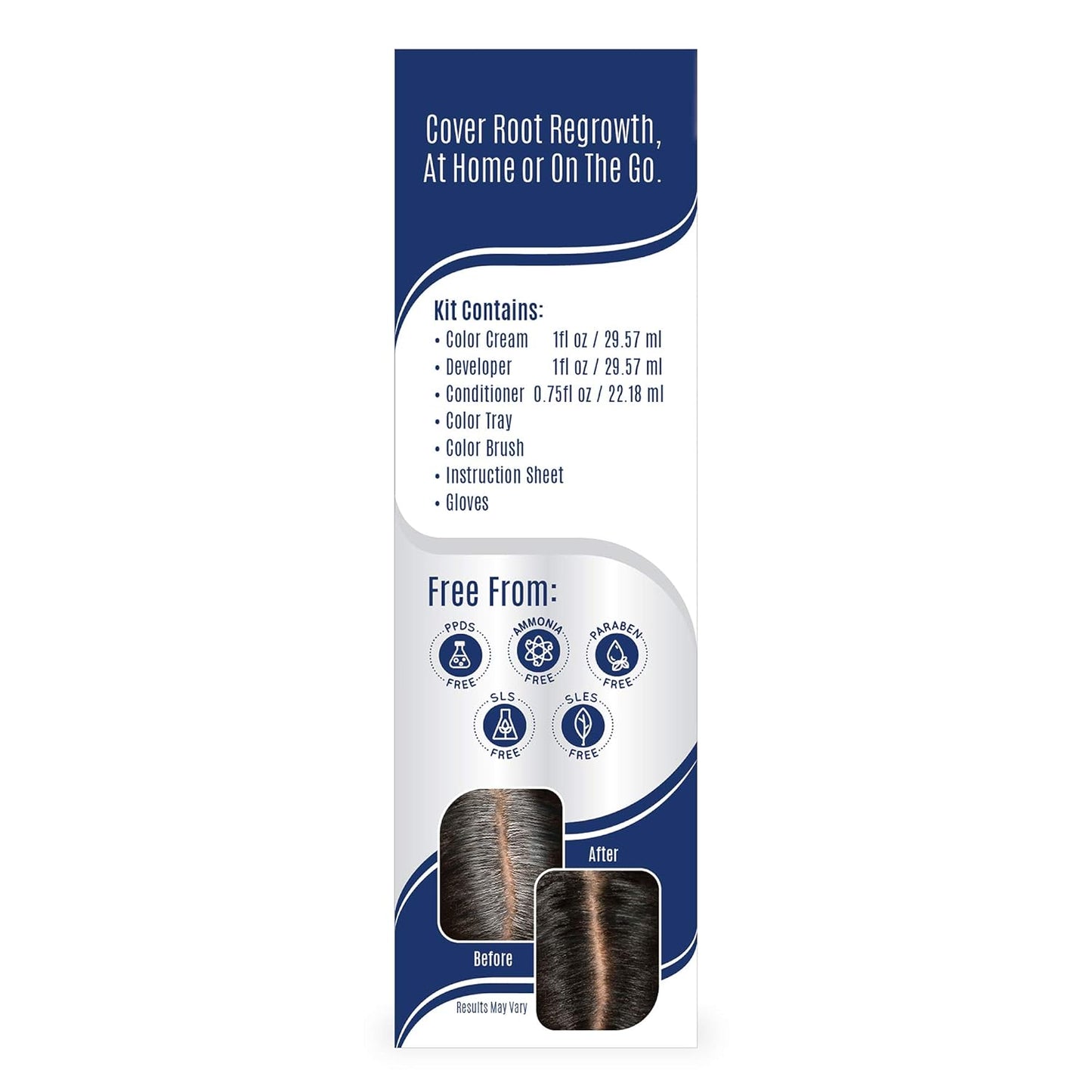 NO GRAY Permanent Root Touch up in Ultra Dark Brown