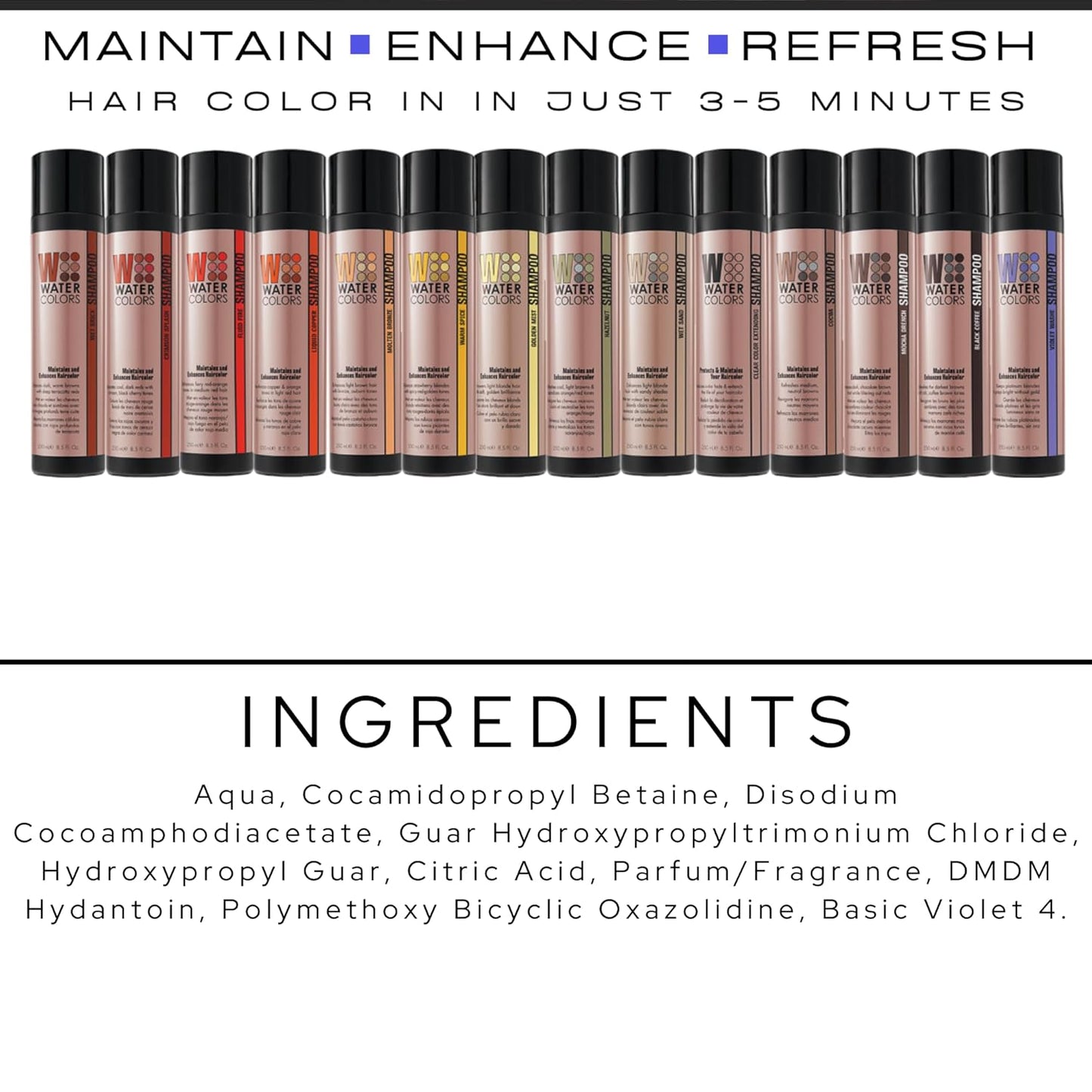 Watercolors Maintenance Shampoo 8.5 oz