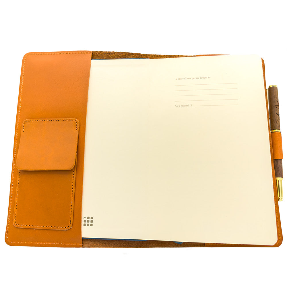 Crawford 43rd Presidential Seal Leather Folio for Notebook