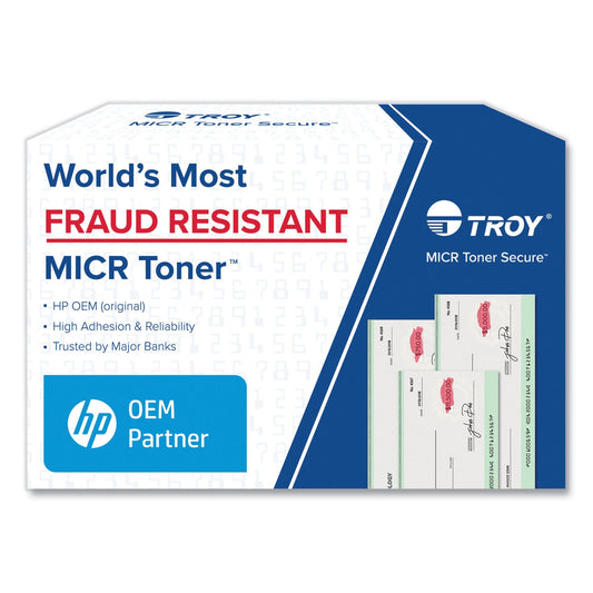 TROY 0281081001 43X High-Yield MICR Toner Secure, Alternative for HP C8543X, Black