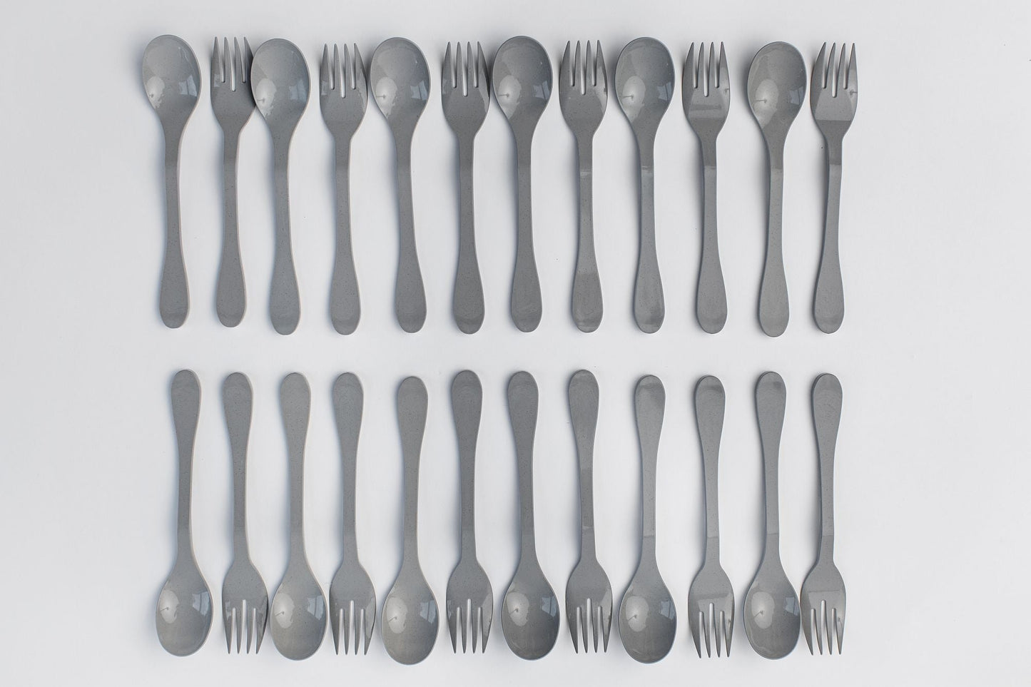 KNORK Eco 24 Pack Bamboo Flatware Set