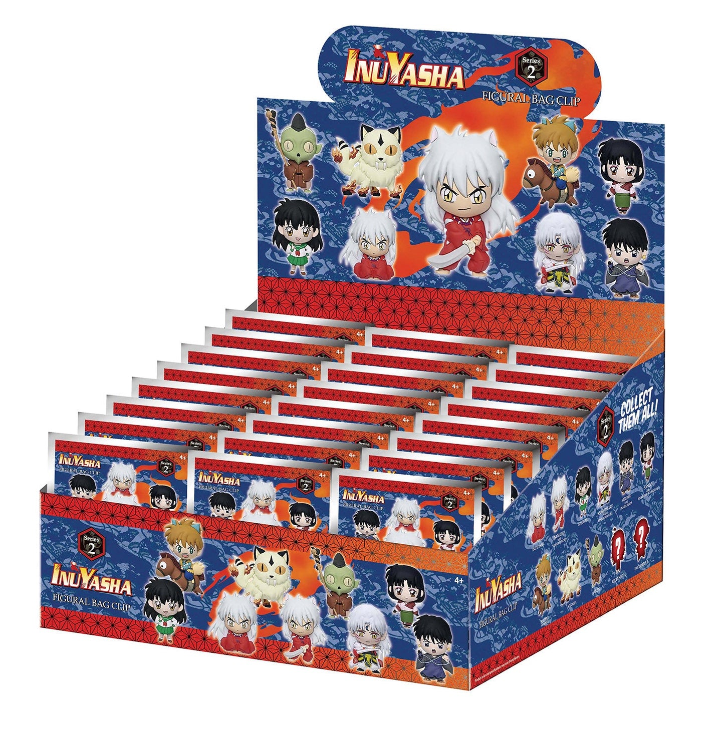 Inuyasha 25th Anniversary 3D Foam Bag Clip – Series 2 Blind Box