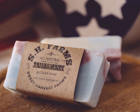 Americana Organic Handmade Soap in collaboration with Jill Wagner and Special Operations Warrior Foundation.