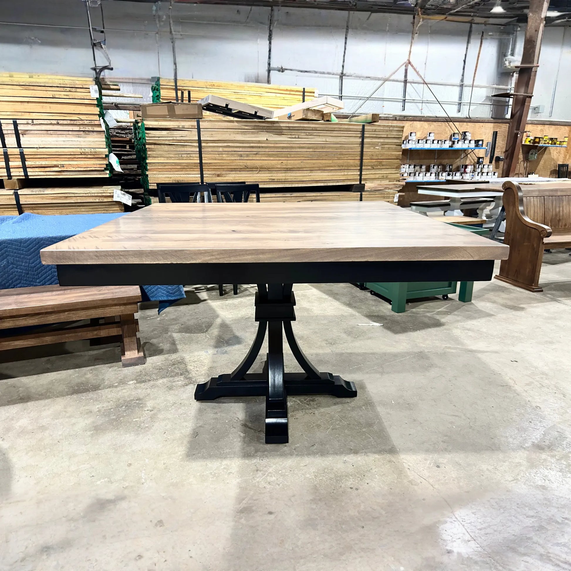 Aspen Pedistal Sqaure Dining Table