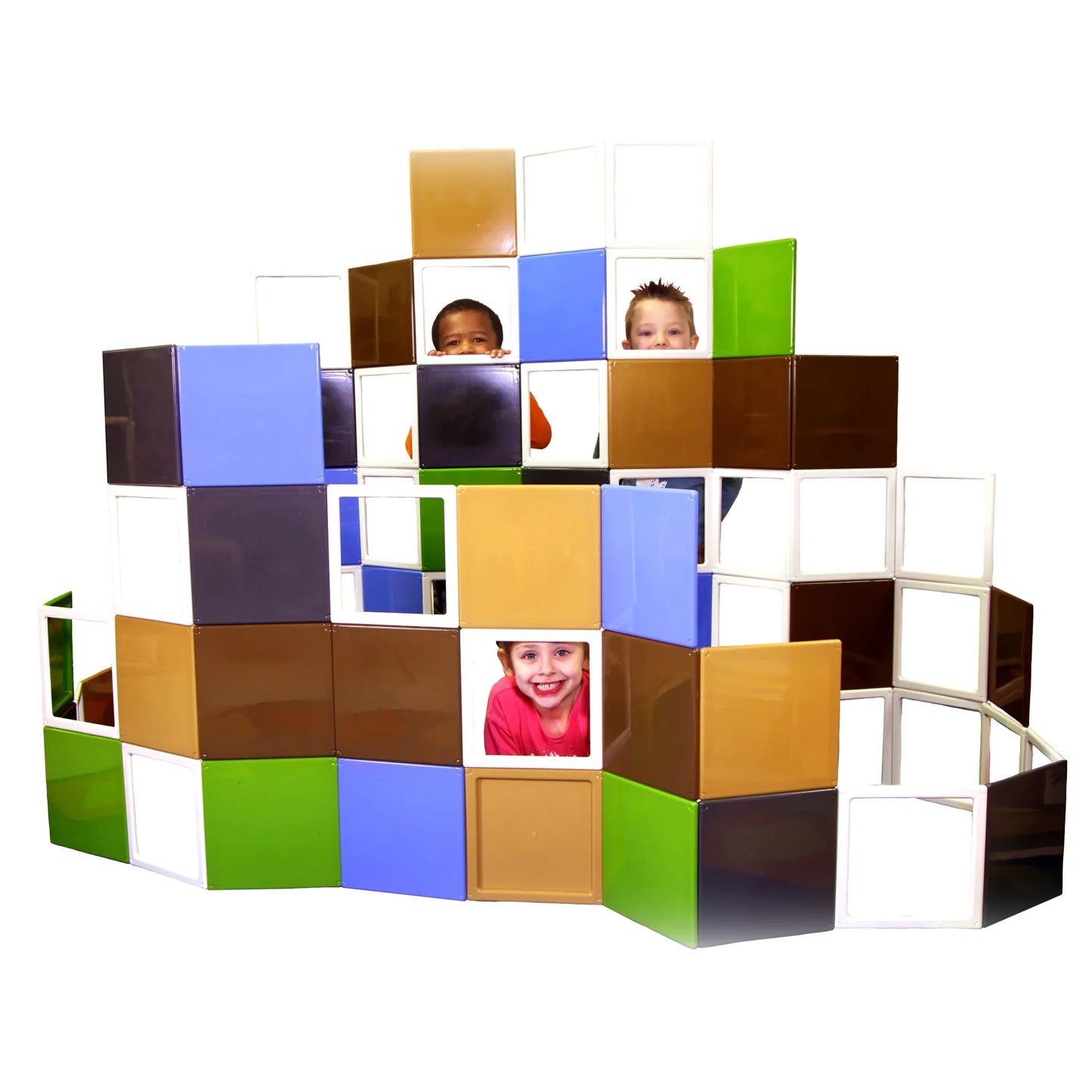 Rainbow Solids 76 pc School/Small Exhibit set