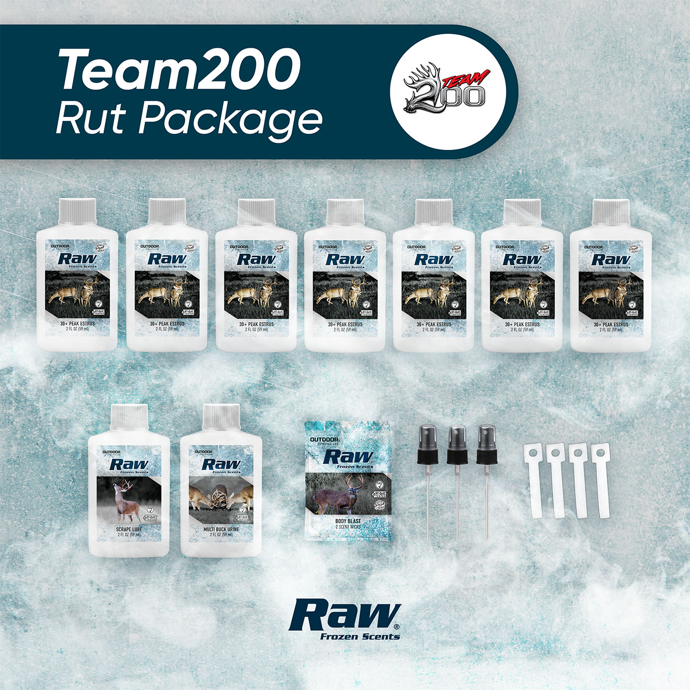 Team200 Rut Package - Buy 5 Bottles Get 6 Free