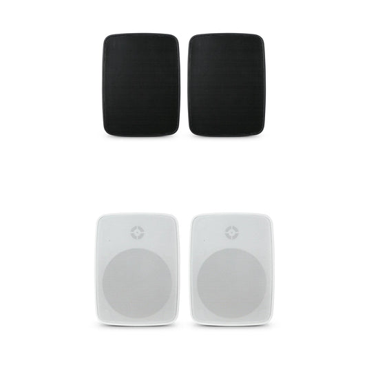 SoundPro Dual Bluetooth Weatherproof Indoor & Outdoor Wall-Mount Loudspeakers