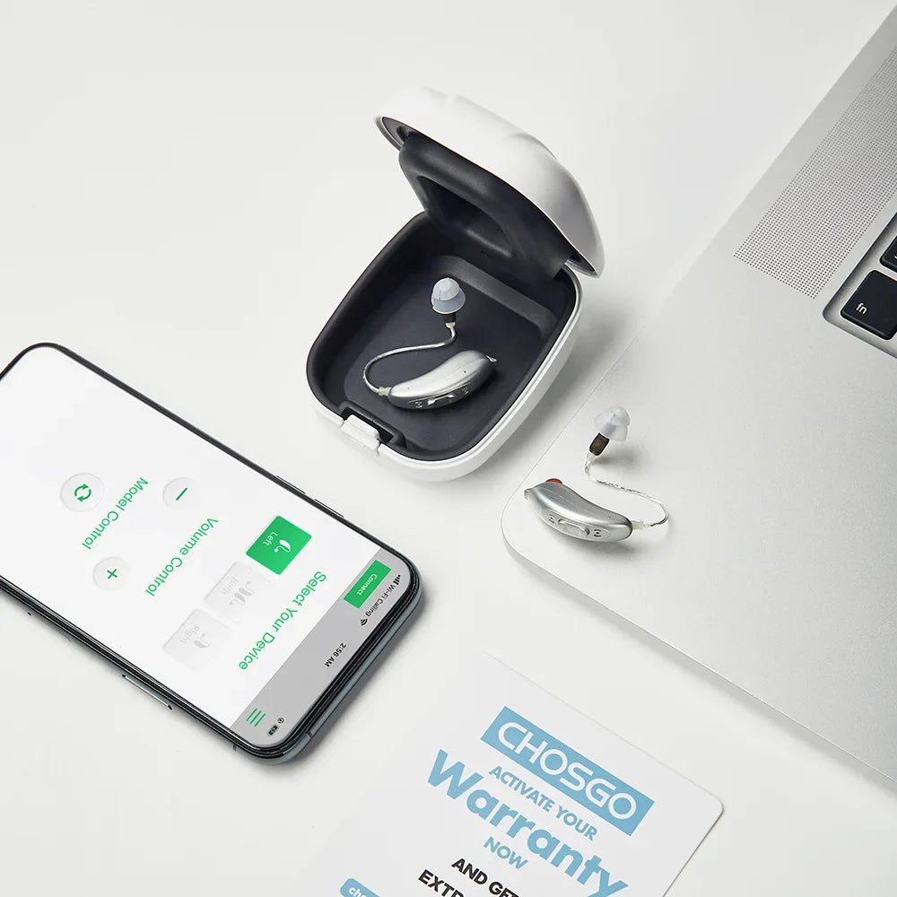V03B Mobile APP Control Bluetooth Hearing Aids