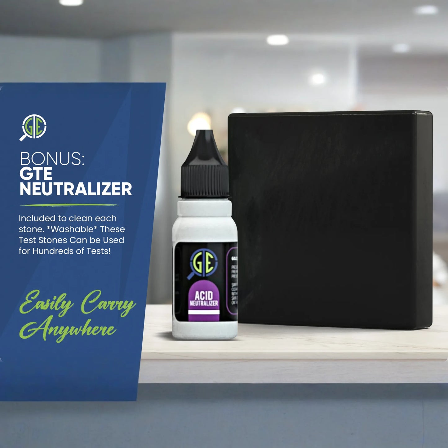 GTE Complete Gold, Silver, & Platinum Jewelry Testing & Appraisal Kit – Professional Grade