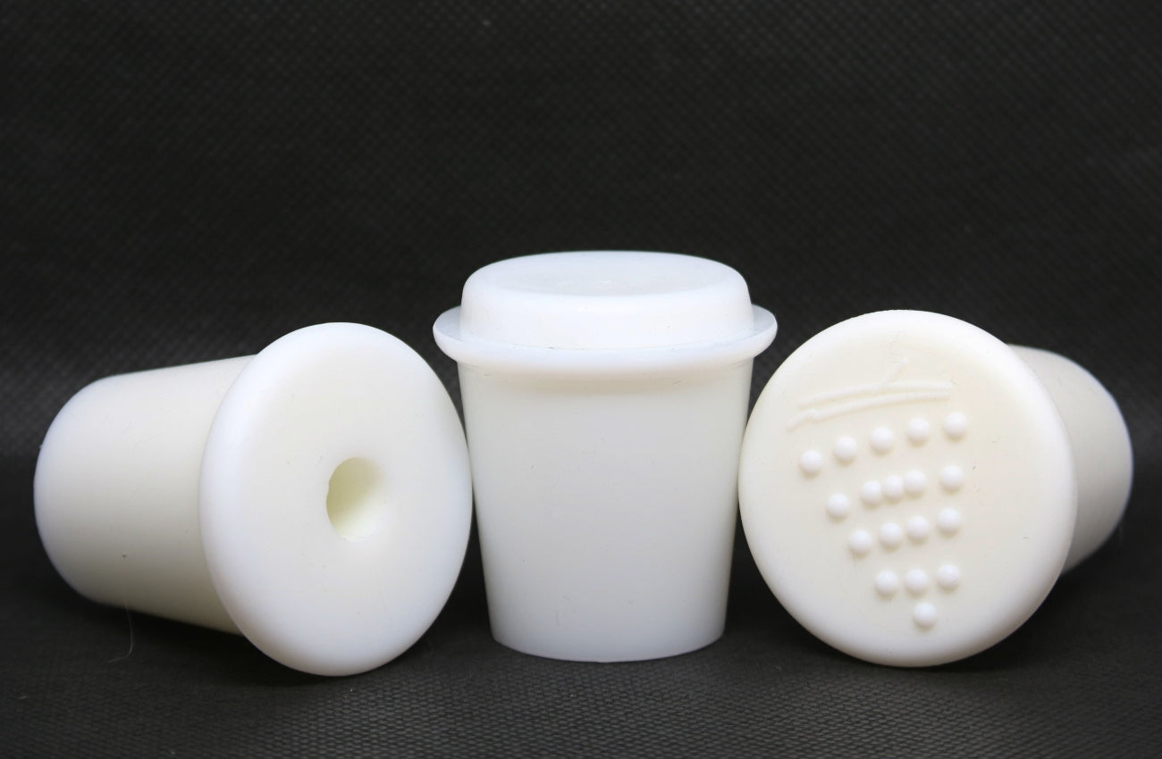 #7 Silicone Bung / Stopper for glass 5 gallon (20 L) Carboys - Value Pack