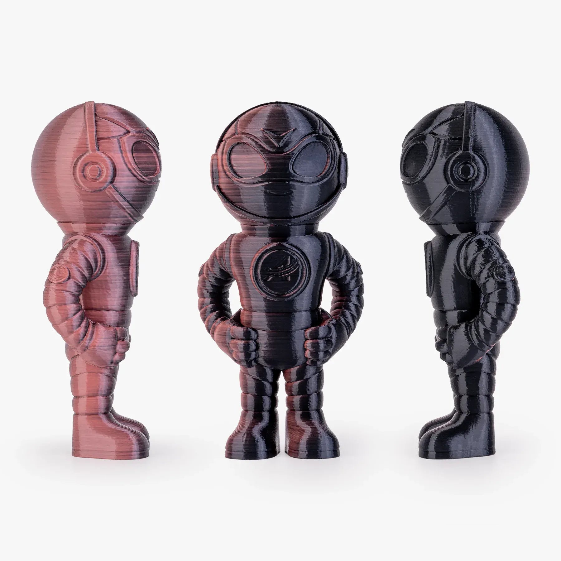 PLA Silk Dual Color Filament 1.75mm, 1KG/2.2LB