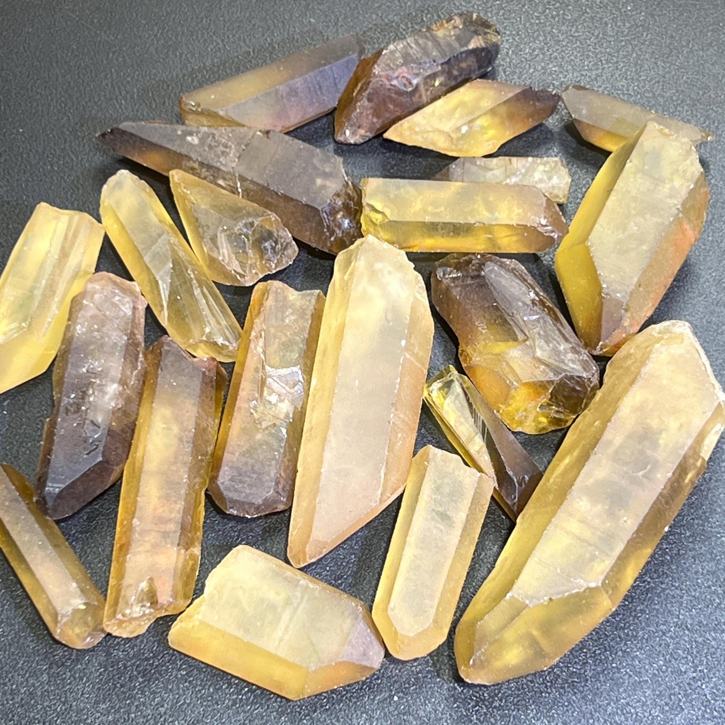 Citrine Crystals Natural Untreated Points Rough Raw Wholesale