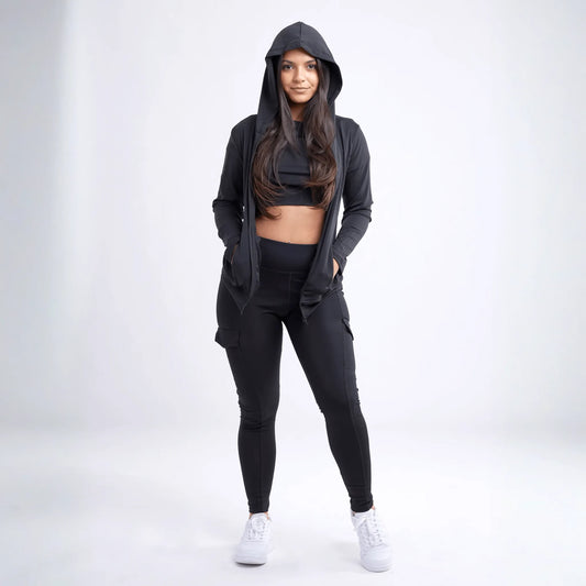 JupiterGear Athletic Fitted Zip-Up Hoodie Jacket with Pockets