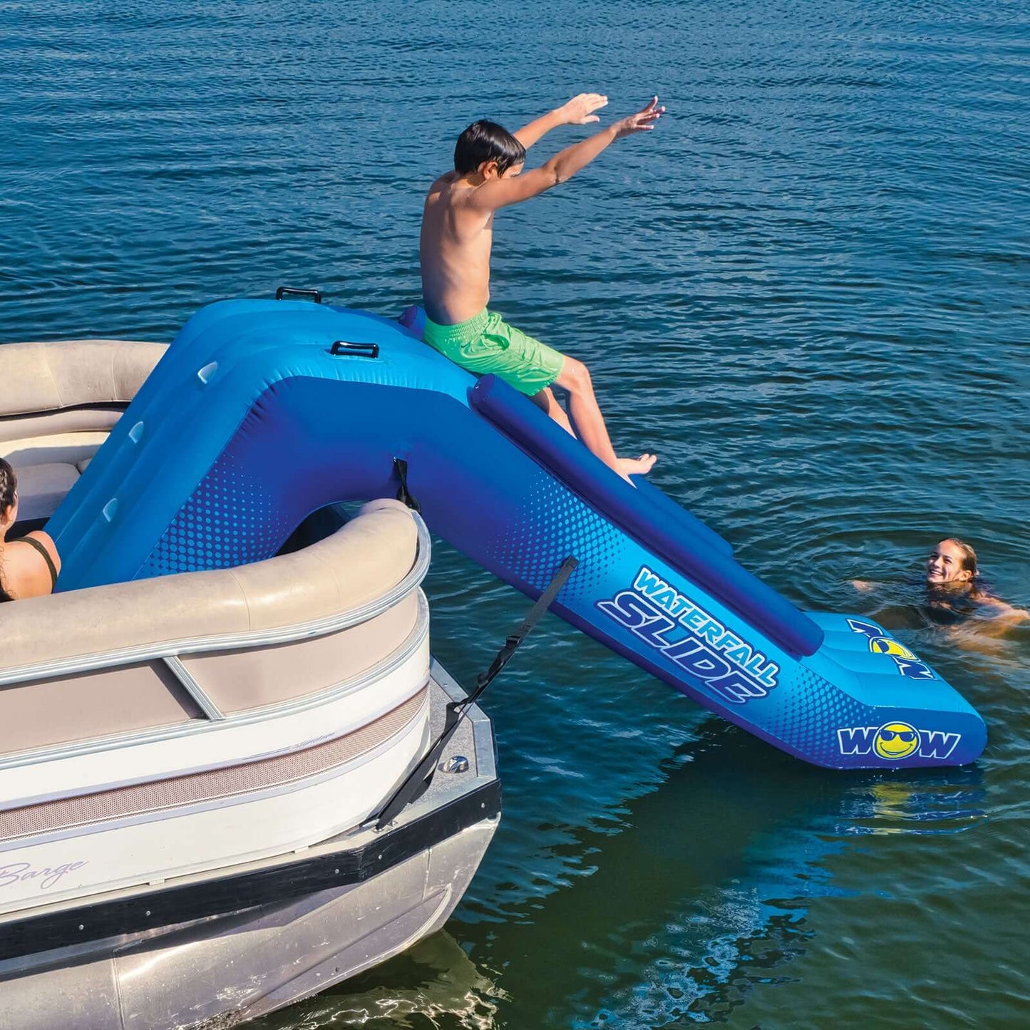 WOW Sports Pontoon Waterfall Slide (21-2070)