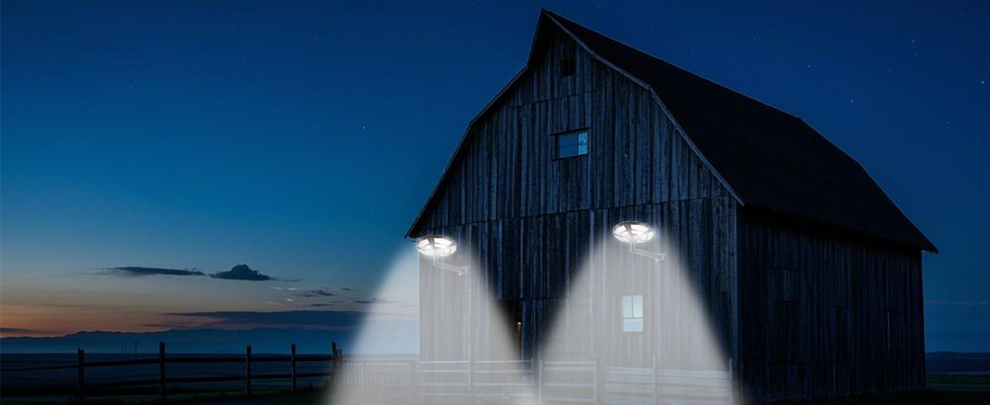 3500W Commercial Solar Flag Pole Outdoor Lamp Post Light with 98 inch Pole IP67 Waterproof With Remote