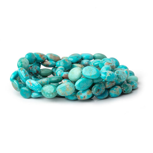 7x6-11x8mm Turquoise Plain Nugget Beads 18 inch 48 pieces