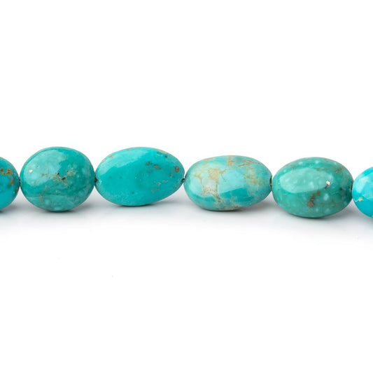 7x6-11x8mm Turquoise Plain Nugget Beads 18 inch 48 pieces
