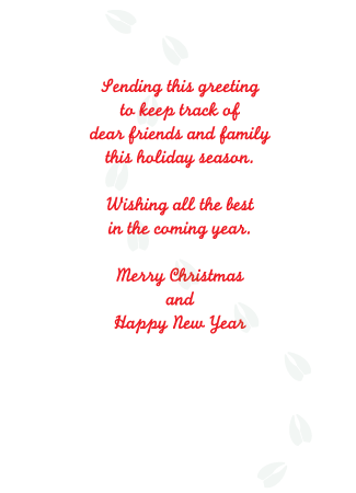 Kissing Ball Christmas Cards