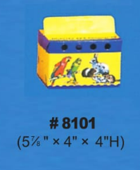 #8101 PAPER BIRD CARRIER 6'X4X4H