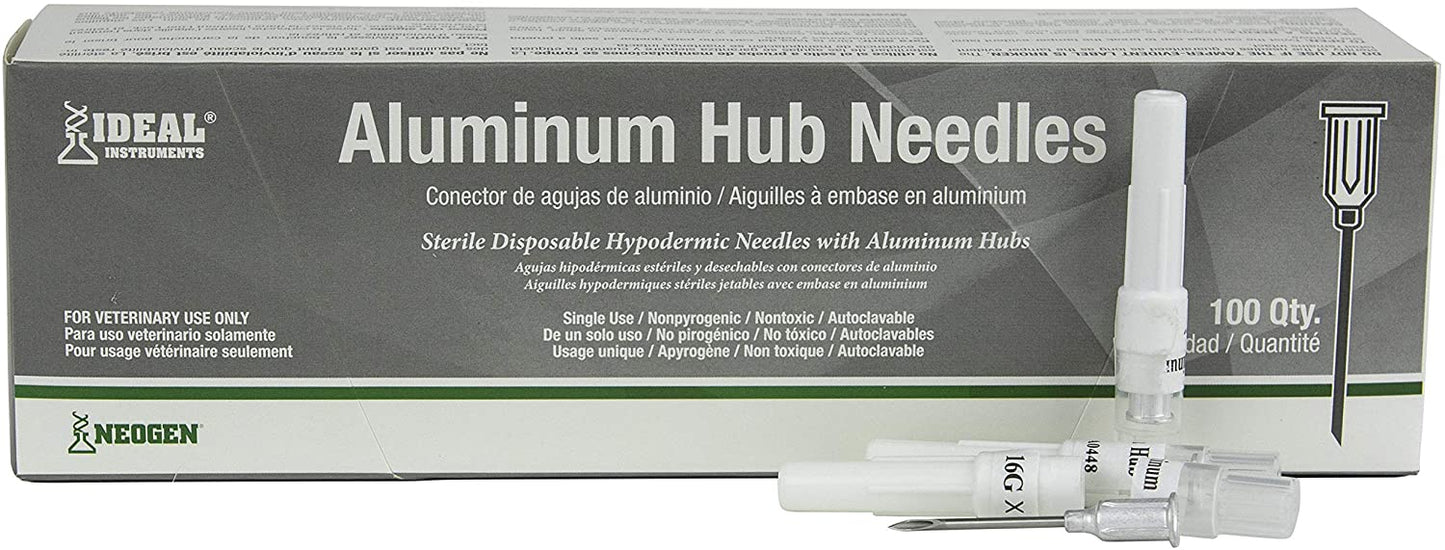 16 G X 3/4" ALUMINUM HUB NEEDLES