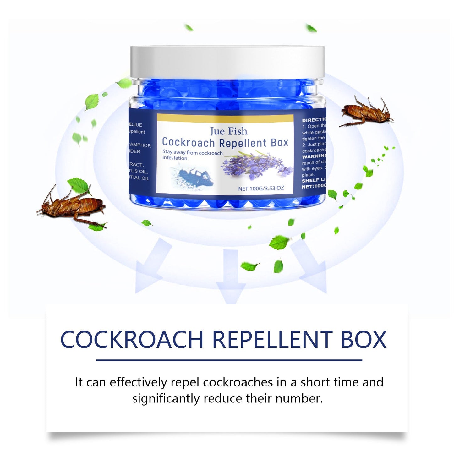 Cockroach Repellent Box Decoy Gel Plant Extract