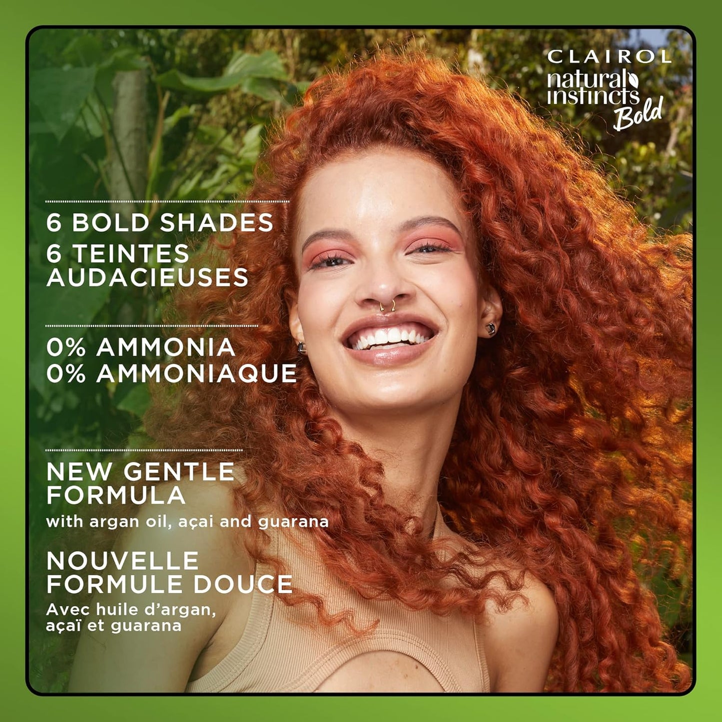 CLAIROL Natural Instincts Bold Permanent Hair Dye with 0% Ammonia