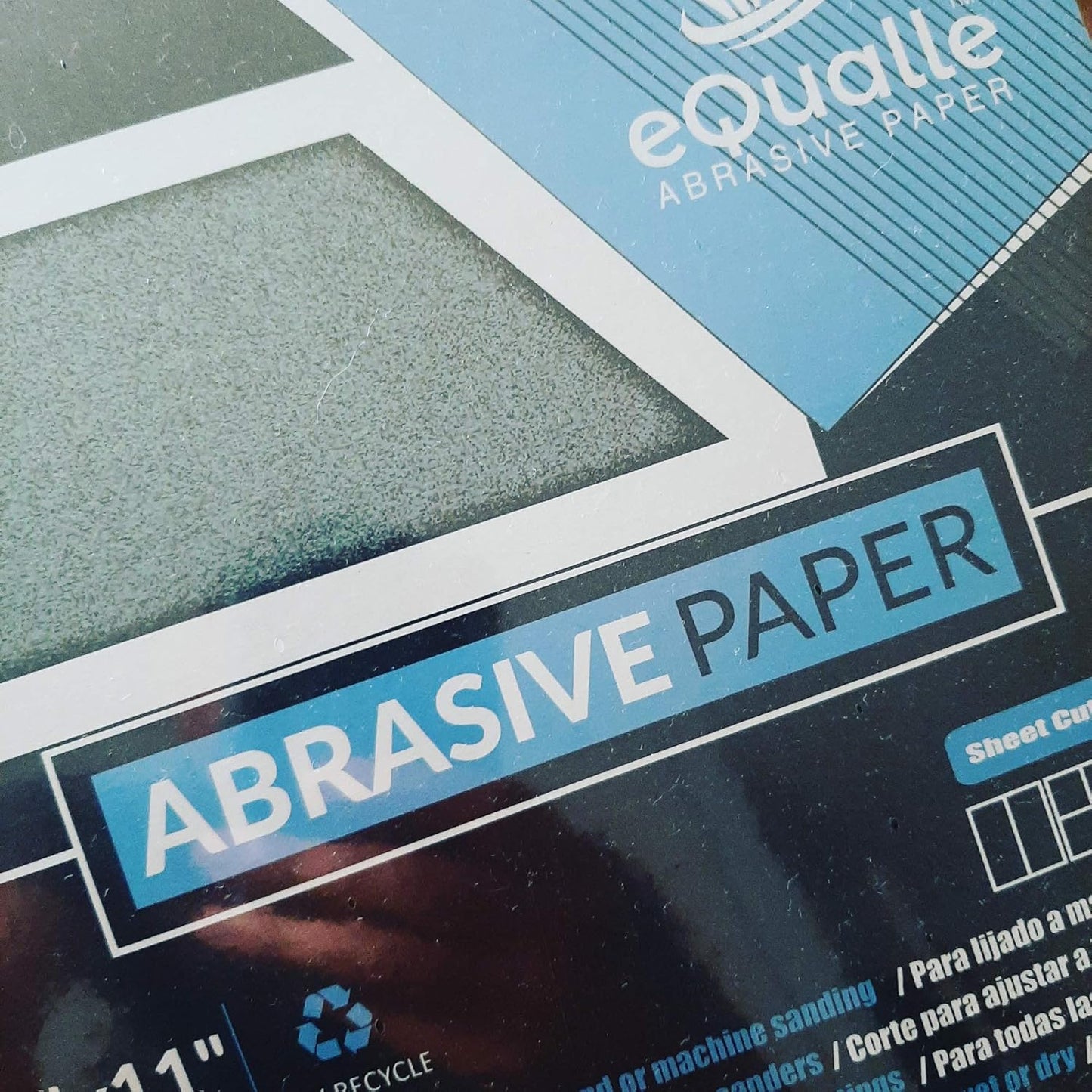 80 Grit Sandpaper – 50 Pack, 9x11 in, Wet or Dry Use