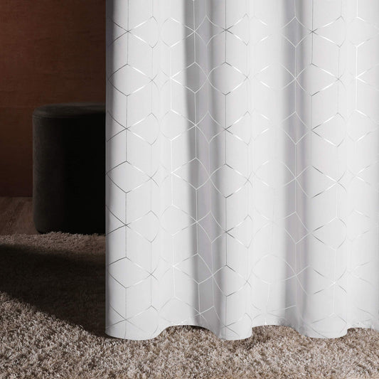 Thermal Blackout Curtains with Silver Foil Print, 42x84