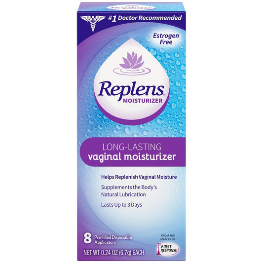 Replens Long Lasting Vaginal Moisturizer Pre-Filled Applicators 8 ct