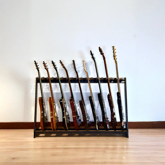 Traditional StringRack - Flamed Maple - Charcoal - 🆕 New Arrivals, All Products, Products from Acoustic Remedy Cases, 🎨 Arts + Entertainment, 🎨 Hobbies + Creative Arts - Little Red General Store