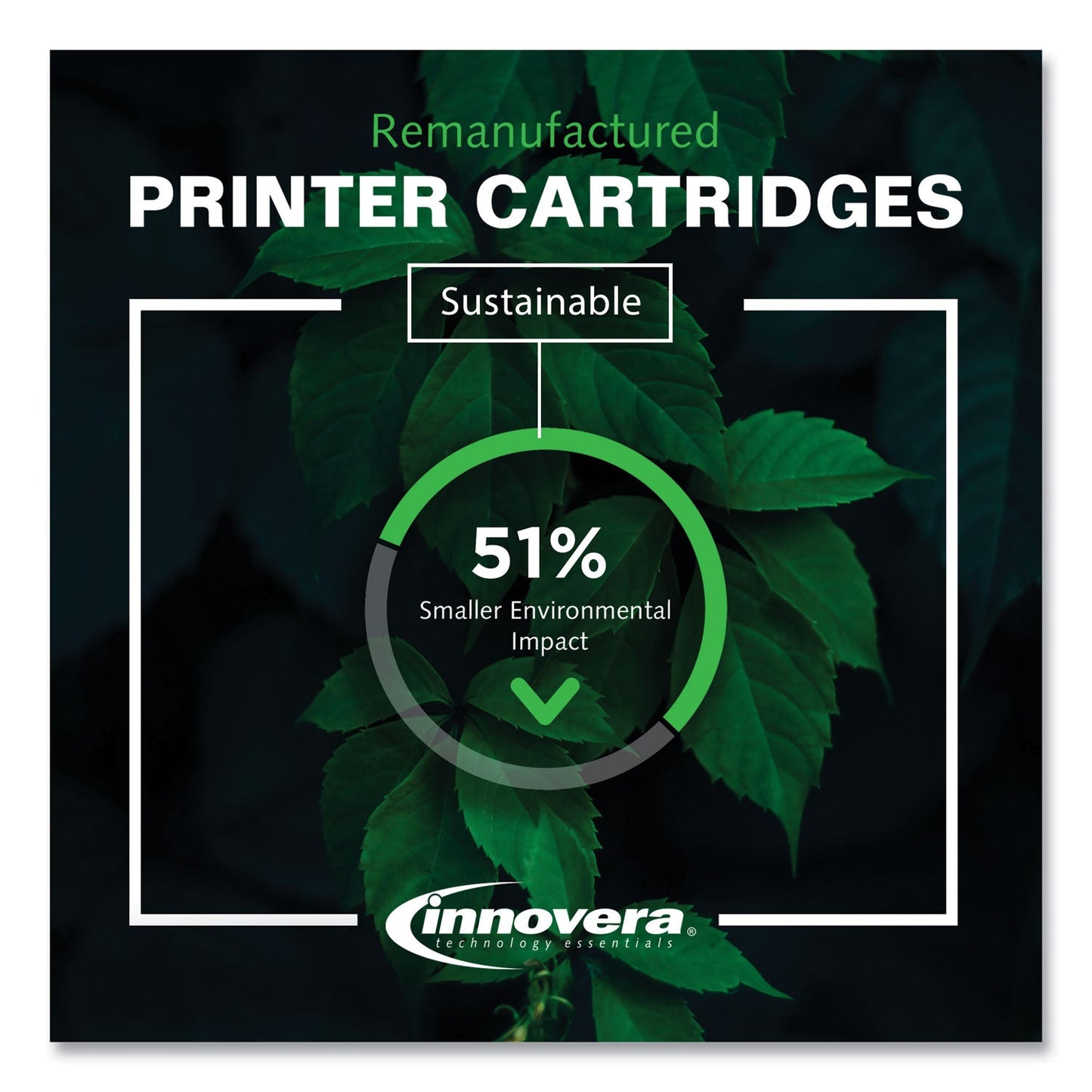 Innovera Remanufactured Black MICR Toner, Replacement for 49AM (Q5949AM), 2,500 Page-Yield