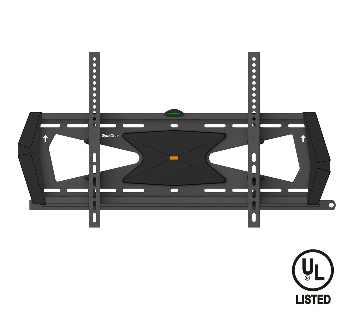 QualGear 37-70 in UL Listed Heavy Duty Tilting TV Wall Mount, Black, QG-TM-031-BLK
