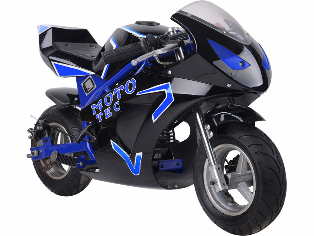 Gas Pocket Bike Gt 49cc 2-stroke Blue