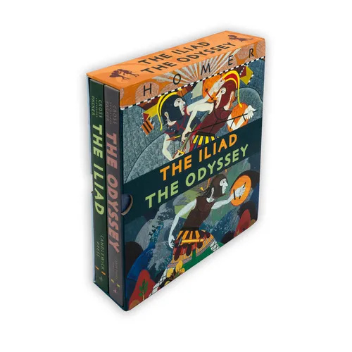 The Iliad/The Odyssey Boxed Set: (Two Illustrated Epic Retellings of Homer's Greek Myths Featuring Gods, Heroes, Battles, and Legendary Journeys for Y
