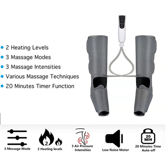 Leg massager air pressure air wave hot compress beauty leg massager knee size leg massager