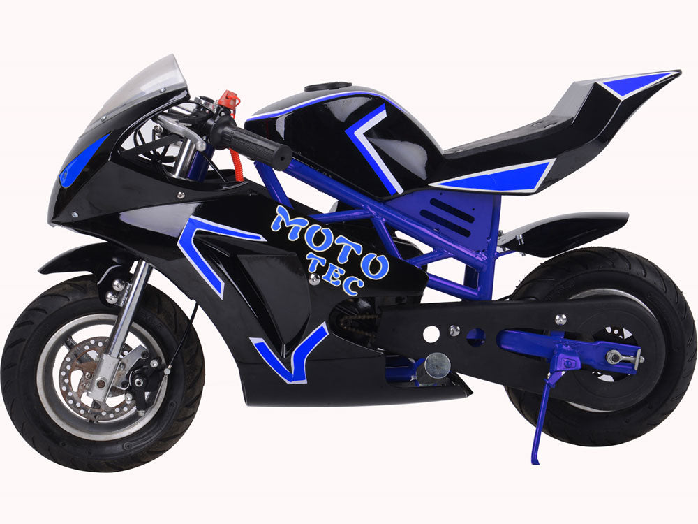 Gas Pocket Bike Gt 49cc 2-stroke Blue