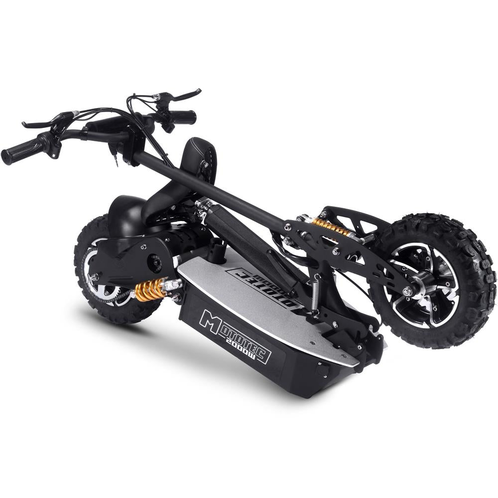 2000w 48v Electric Scooter Black