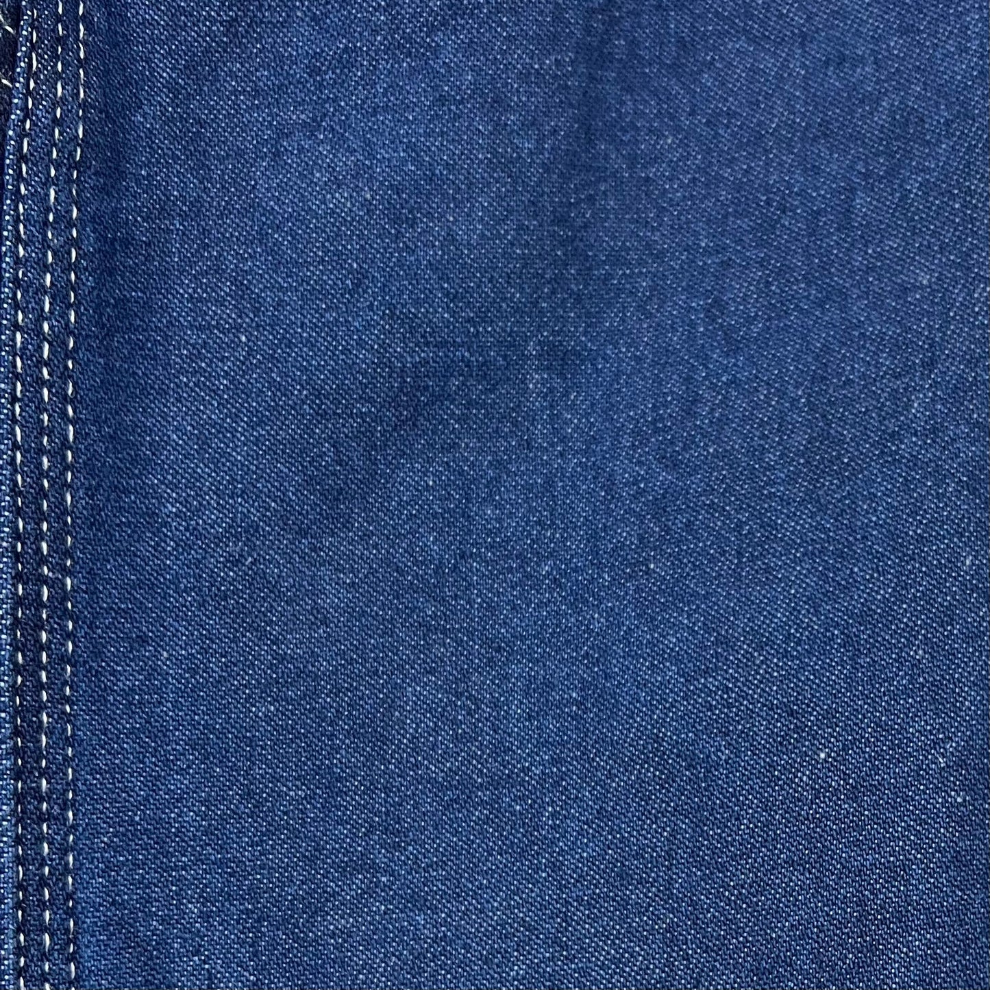 DICKIES Classic High Back Wide Leg Bib Overall Men's 40X30 Rinsed Indigo Blue